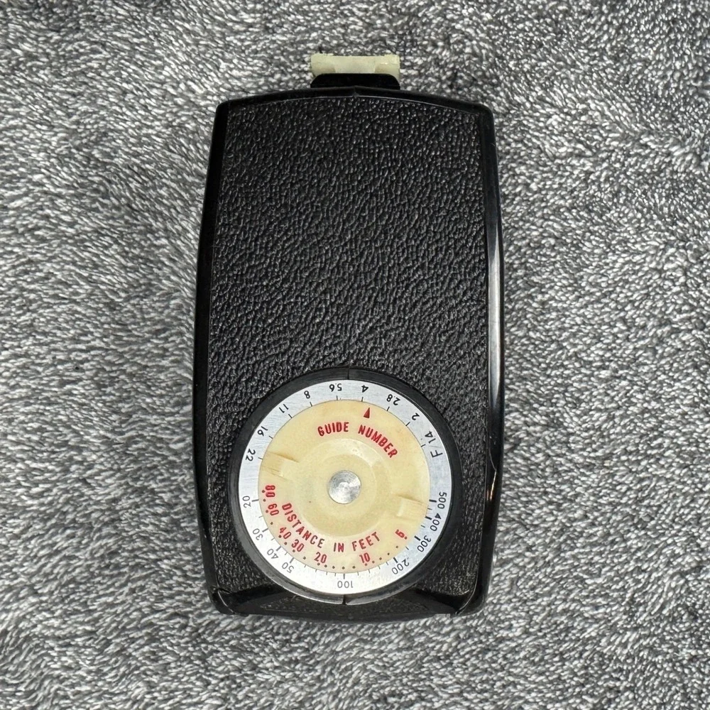 Walz Flash Master Vintage Folding Fan Camera Flash Unit with‎ Original Box Black